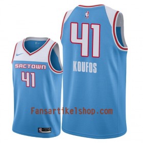 Sacramento Kings Trikot Kosta Koufos 41 2018-19 Nike City Edition Blau Swingman - Herren